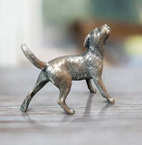 Richard Cooper Small Border Terrier solid bronze sculpture