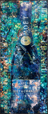 Henri Miller Moet & Chandon champagne bottle
