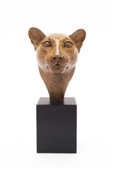 Adam Binder Leopard Head Sculpture
