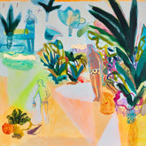 Becky Becky floral abstract A piece of paradise