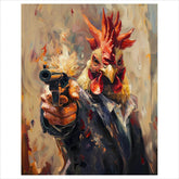 Cock shot Boid cockeral art print
