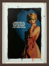 Connor Brothers satirical special edition limited artwork 'Right and Wrong'