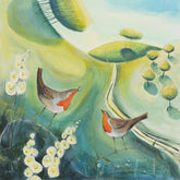 Carolyn Pavey Summer Song mounted