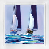 Duncan MacGregor Sailing into the blue framed