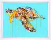 Dave White Sea Turtle Framed