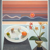 Debbie Urquhart Sunset and Orchid