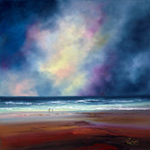 Philip Gray Dog Walking on the beach