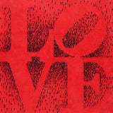Craig Alan Love limited edition red artwork 