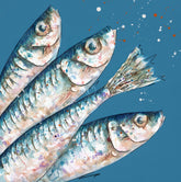 Four Sardines by artist Giles Ward