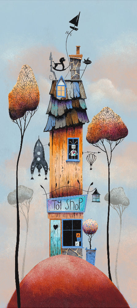 Toy Shop | Gary Walton Artwork | Free UK Delivery from The Rose Gallery Toy Shop | Gary Walton Artwork | Free UK Delivery from The Rose Gallery