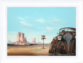 Car Wash Original Gary Walton Framed