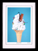 Mr Kuu Let's Get Piste Framed