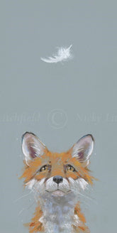 Nicky Litchfield Forrest Fox mounted art print