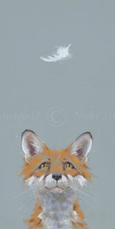 Nicky Litchfield Forrest Fox mounted art print