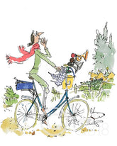 Sir Quentin Blake "What this bike needs" said Mrs Armitage Collectors Edition Print