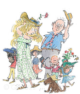 Quentin Blake H is for Hair Limited Edition art
