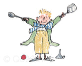 Quentin Blake Sorting out the kitchen pans - All join in