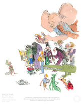 Roald Dahl & Quentin Blake 40th Anniversary print