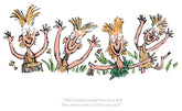 Quentin Blake Roald Dahl Hello Good morning art print