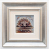 Ruby Keller Needles Hedgehog framed artwork