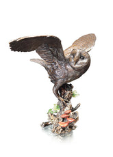 Richard Cooper Barn Owl with Ivy 1236
