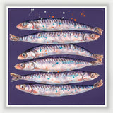 Six Anchovies by artist Giles Ward