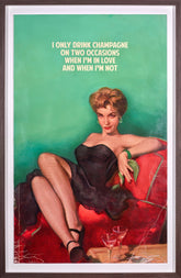 The Connor Brothers I Only Drink Champagne Unique Framed