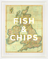 The Real Hackney Dave Fish & Chips Framed