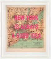 The Real Hackney Dave New York is Always a Good Idea Framed