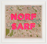 The Real Hackney Dave Norf Sarf Framed