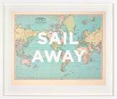 The Real Hackney Dave Sail Away Framed
