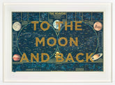 The Real Hackney Dave To the Moon and Back Framed