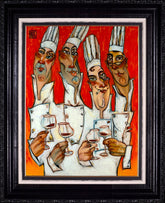 Todd White Shifty Eyed Chefs Framed