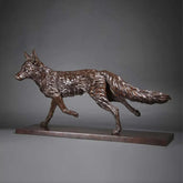 William Montgomery Running Fox Sculpture