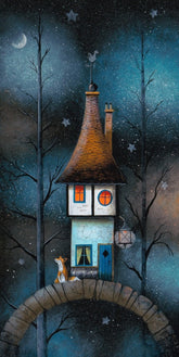 Gary Walton whimsical art, fox