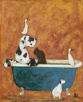 Sam Toft Big Dog Bath mounted
