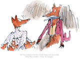 Roald Dahl, Quentin Blake Mr Fox art print