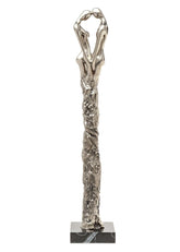 Jennine Parker Adoration II small stainless steel sculpture
