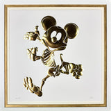 Alessandro Paglia Gold Rush Mickey Mouse Framed
