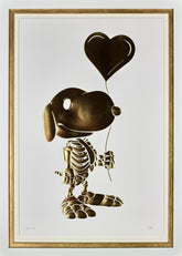 Alessandro Paglia Heart of Gold Framed snoopy