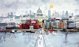 Tom Butler Bridging The Gap Artwork London Cityscape