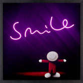 Doug Hyde Bright Smile LED framed art