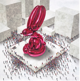 Craig Alan helium hare framed