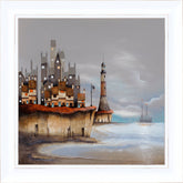 Gary Walton New England coastal artwork framed