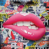 Rerun grafitti artist temptation lips limited edition