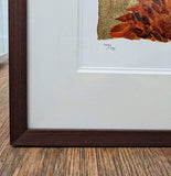 Jackie Morris Slightly Foxed Gold Leaf Limited Edition Artwork Framed