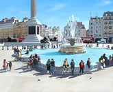 Jo Quigley Trafalgar Square II mounted art print