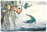 Jackie Morris & Robert MacFarlane The Lost Words Kingfishers Limited Edition Print