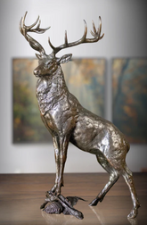 Richard Cooper Michael Simpson Majesty Stag 1187 Bronze Sculpture