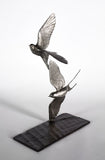 Michael Simpson Flight of Love stainless steel sculpture